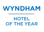 Wyndham Hotel of the Year Logo Blue